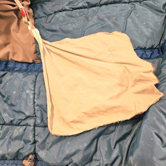 LL Bean VTG 1X XL Ski Jacket Nylon Aqua Blue Women Full Zip Insulated Zip Hood - Picture 13 of 16